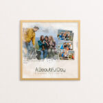 Collage-photo avec watercolor +17 variations